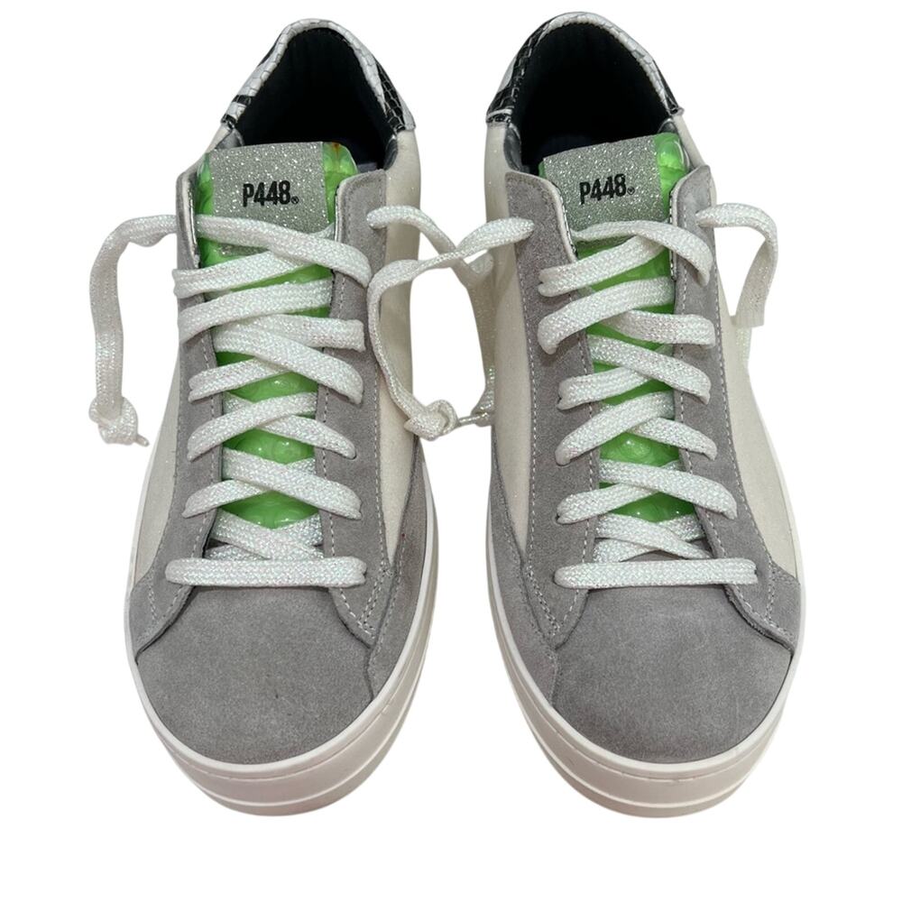 NEW P448 John Low Sneakers Glitter - Picture 2 of 14